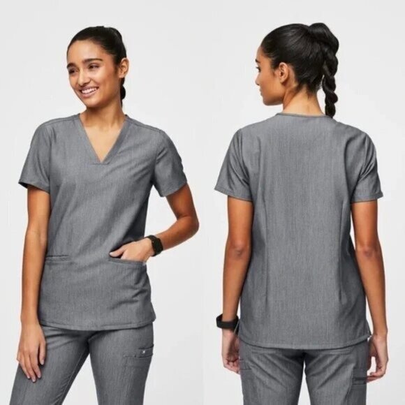 Figs Casma 3 Pocket Scrub Top Size Small NWT - Picture 1 of 12